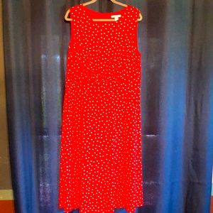 Stitch Fix Find! Red & White Polka Dot Dress